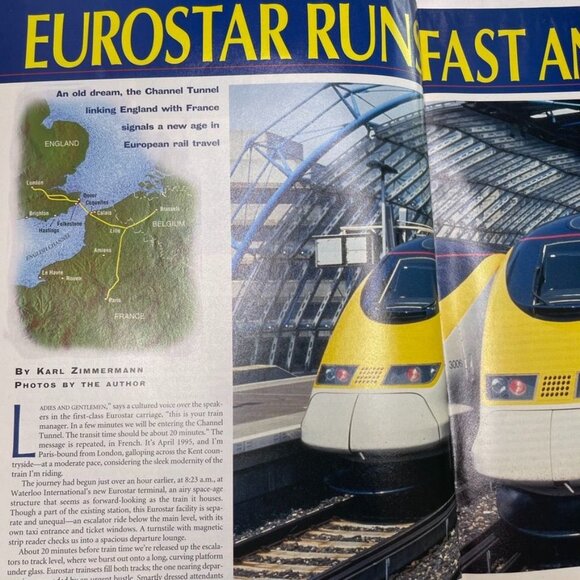 Trains Magazine of Railroading April 1996 Vol 56 No 4 Santa Fe Mystique u - Picture 9 of 10